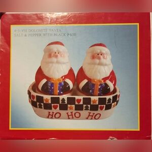 Dolomite Santa Claus Salt & Pepper Shaker Set